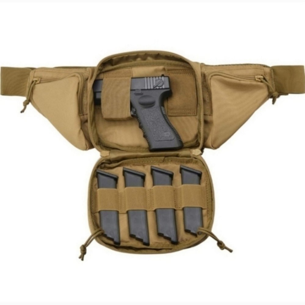 NEW Concealed Carry Tactical Fanny Pack One Size Fits Most Tan Military